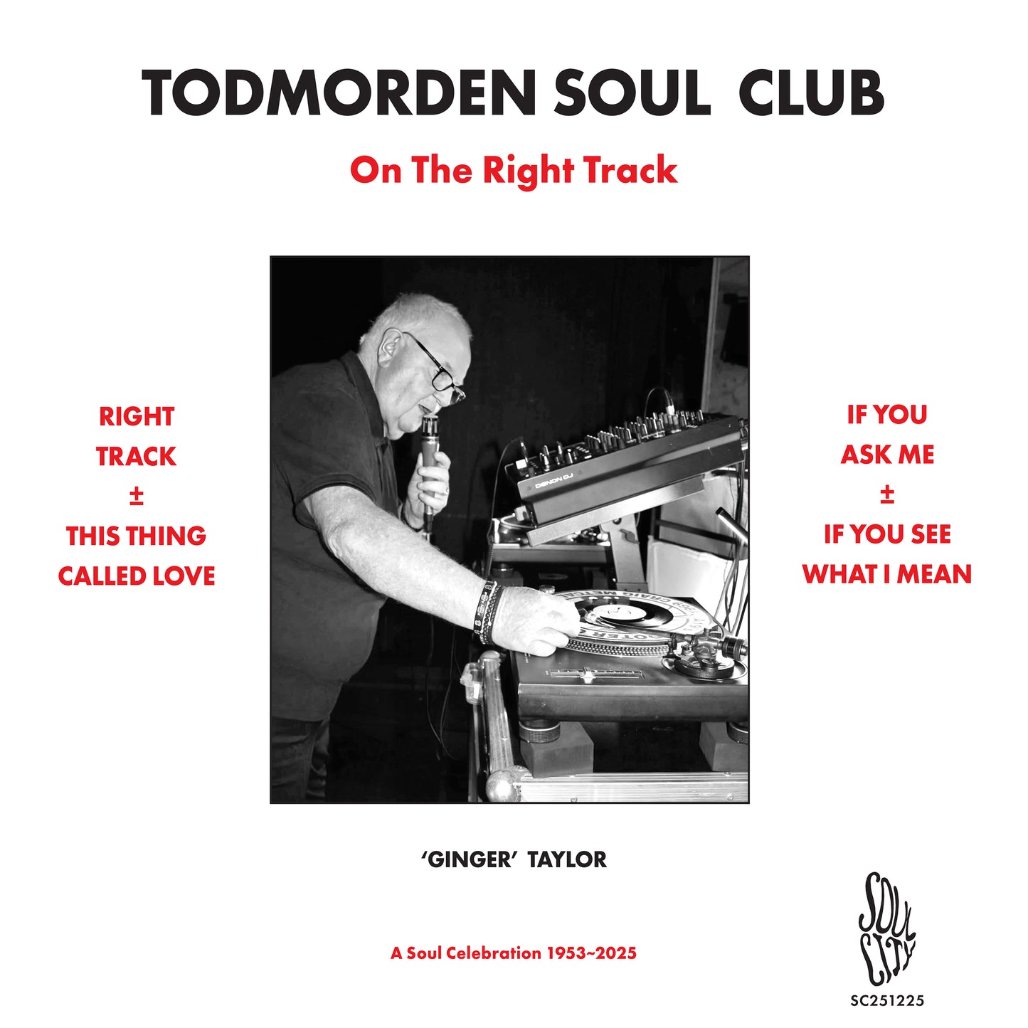 Todmorden Soul Club - Soul Celebration EP in memory of Ginger Taylor