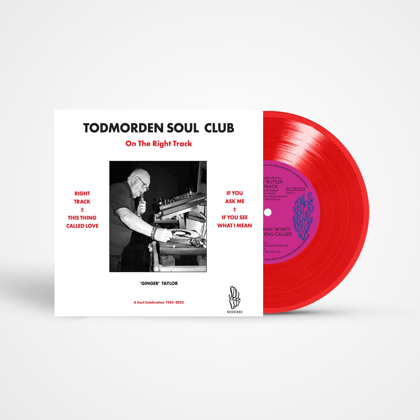 Todmorden Soul Club - Soul Celebration EP in memory of Ginger Taylor